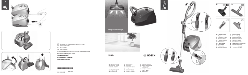 Page n°1 - Manuel utilisateur Bosch BSG6A210A
