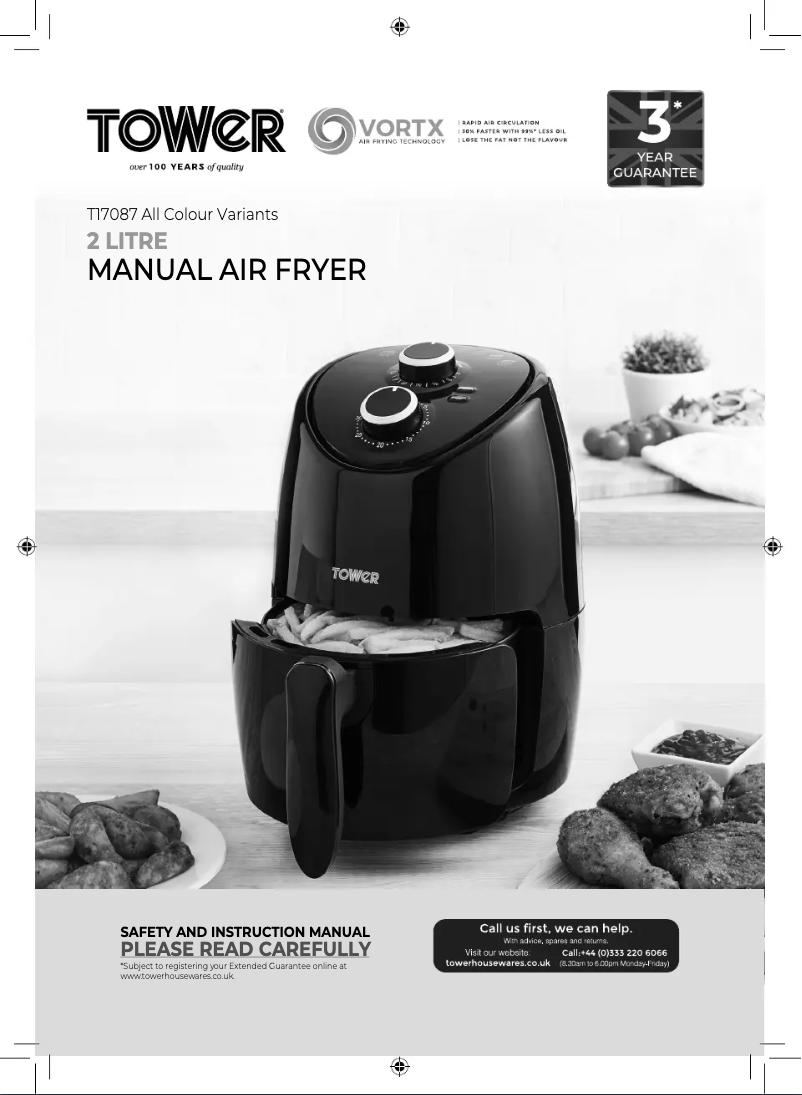 Page 1 de la notice Manuel utilisateur Tower Vortx T17087