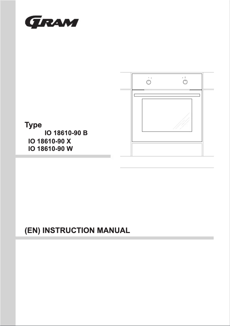 Page 1 de la notice Manuel utilisateur Gram IO 18610-90 W