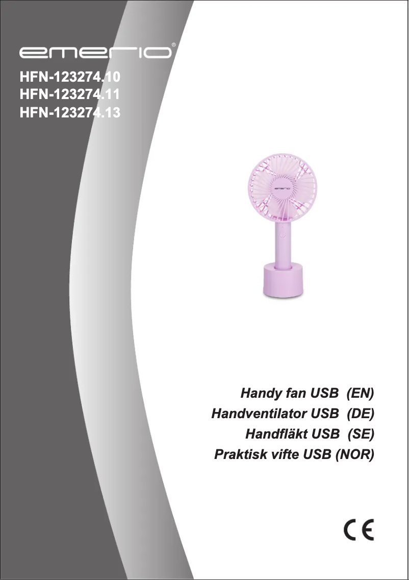 Page n°1 - Manuel utilisateur Emerio HFN-123274.10