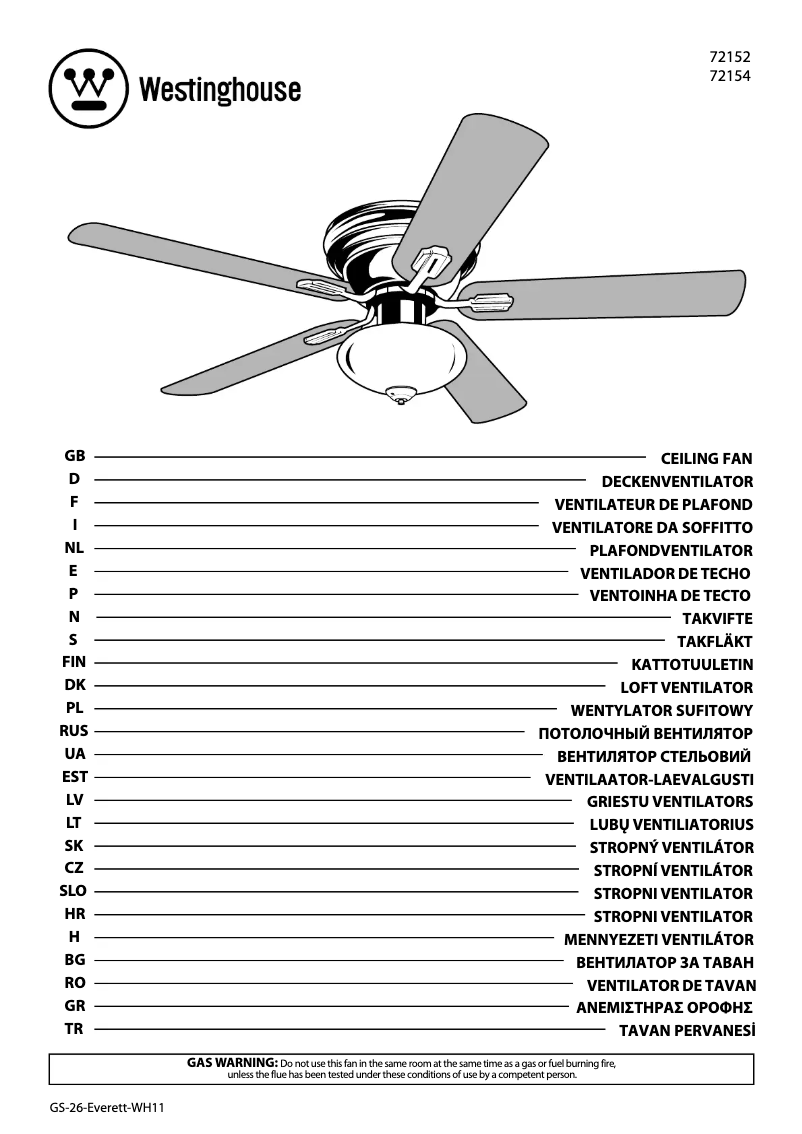 Image de la première page du manuel de l'appareil 72154