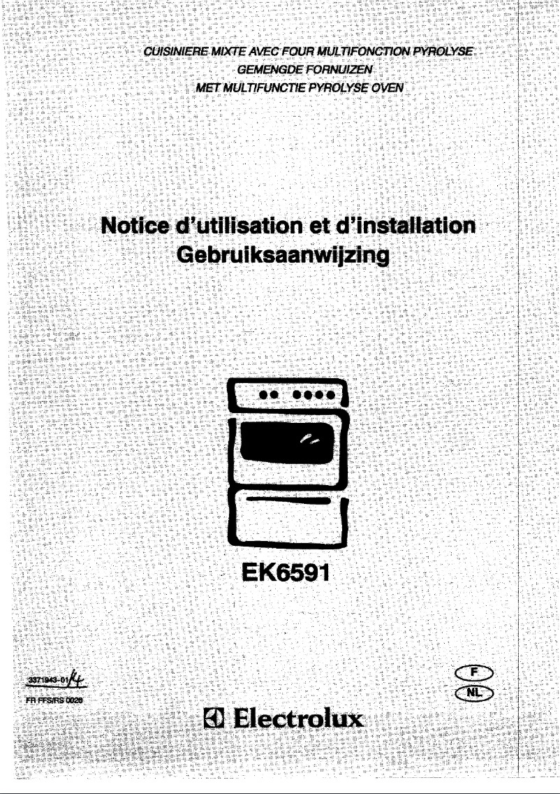 Page 1 de la notice Manuel utilisateur Electrolux EK 6591 n