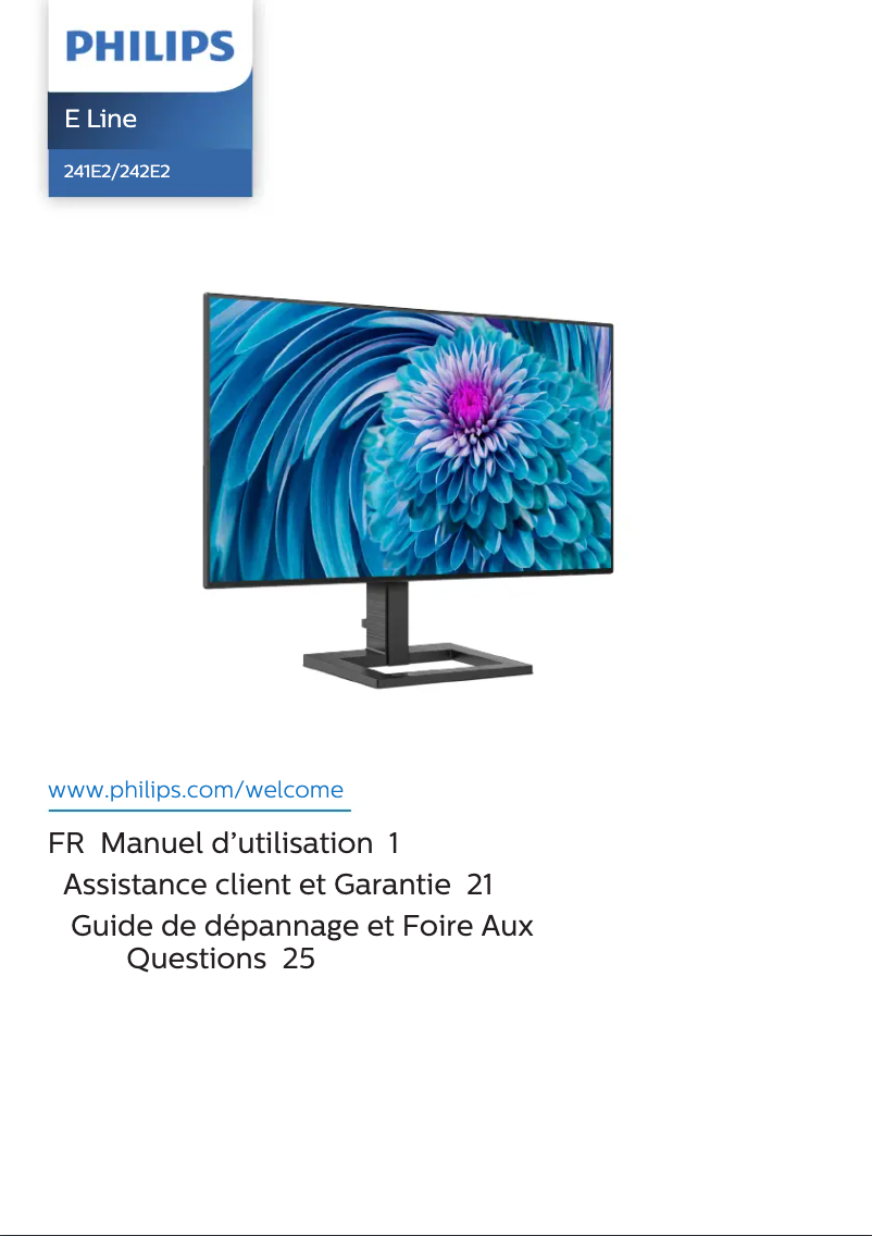 Page n°1 - Manuel utilisateur Philips 223V7QHSW