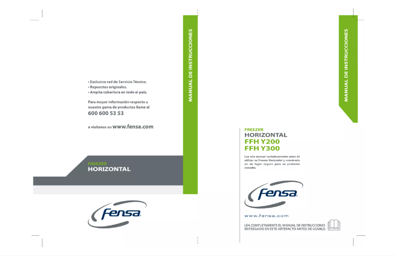 Page n°1 - Manuel utilisateur Fensa FFH Y300