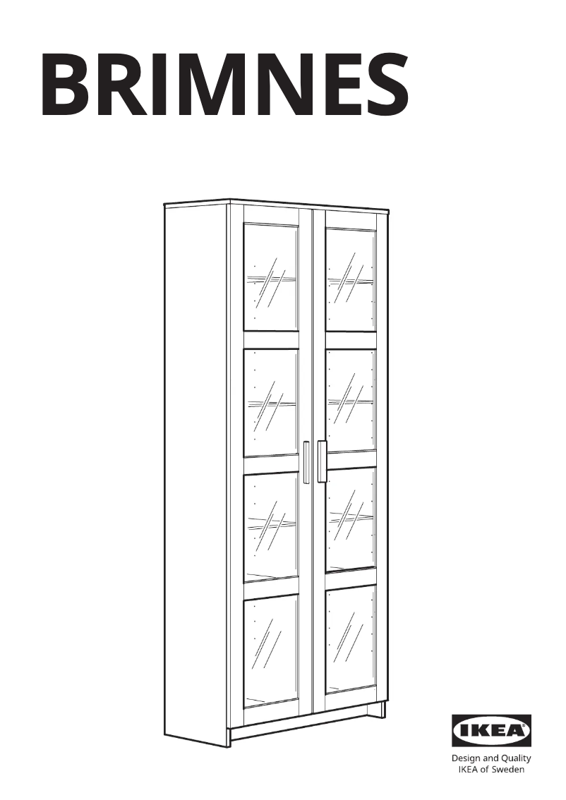 Página 1 del manual Manual de usuario Ikea BRIMNES 904.098.72