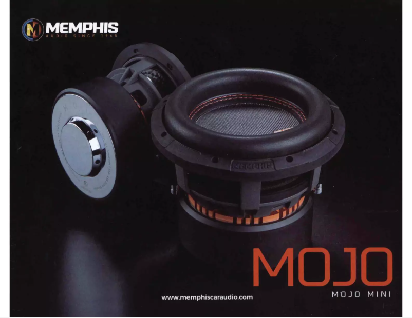 Page 1 de la notice Manuel utilisateur Memphis Audio MJM822