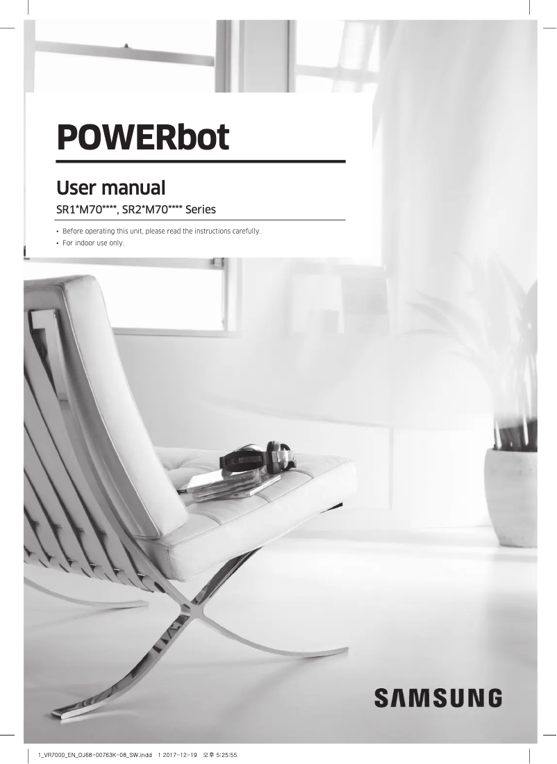 Image de la première page du manuel de l'appareil SR10M703WWW