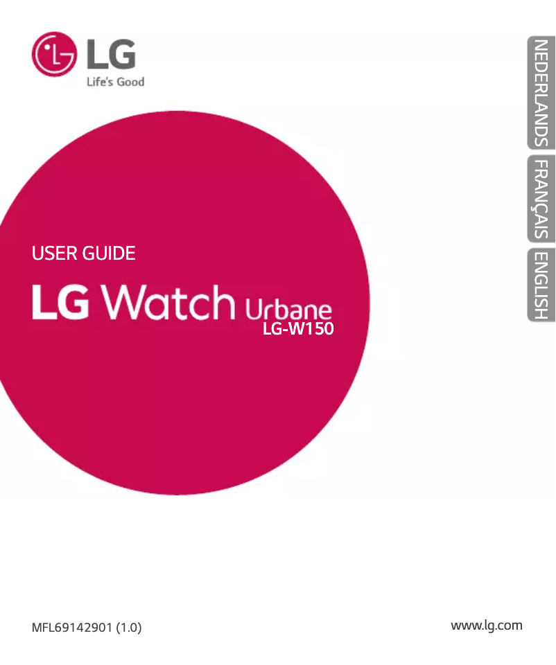 Page 1 of the manual User Manual LG Watch Urbane W150