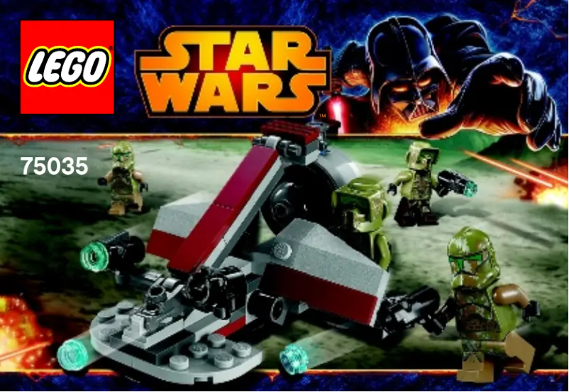 Page n°1 - Manuel utilisateur Lego Star Wars 75035