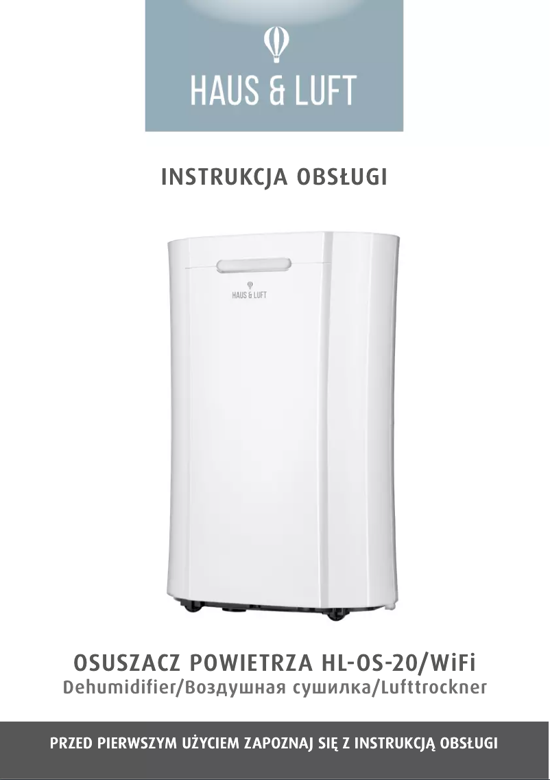 Page 1 de la notice Manuel utilisateur Haus & Luft HL-OS-20/WIFI