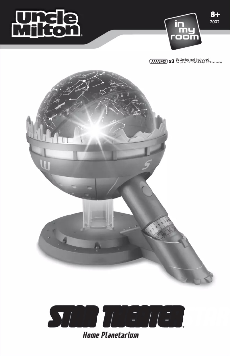 Página 1 del manual Manual de usuario Uncle Milton Star Theater