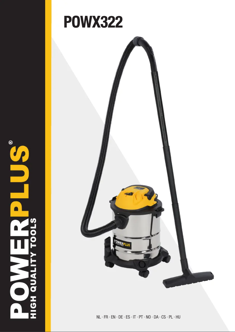 Image de la première page du manuel de l'appareil POWX322