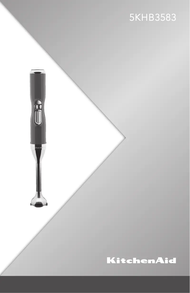 Page 1 de la notice Manuel utilisateur KitchenAid 5KHB3583