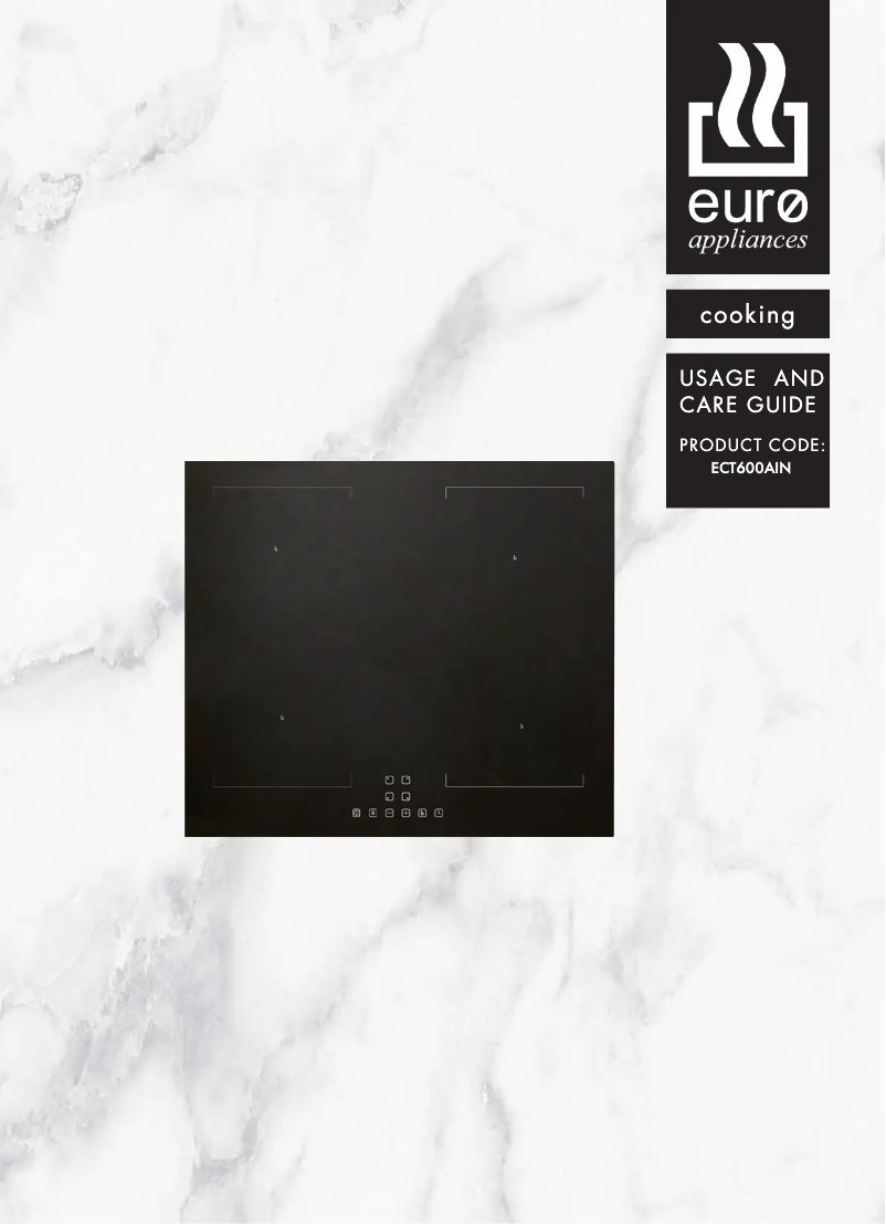 Page n°1 - Manuel utilisateur Euro Appliances ECT600AIN