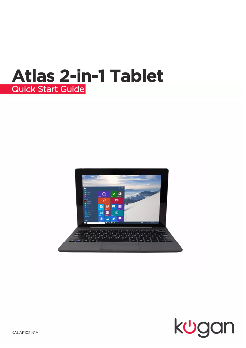 Imagen de la primera página del manual del dispositivo Atlas 2-in-1