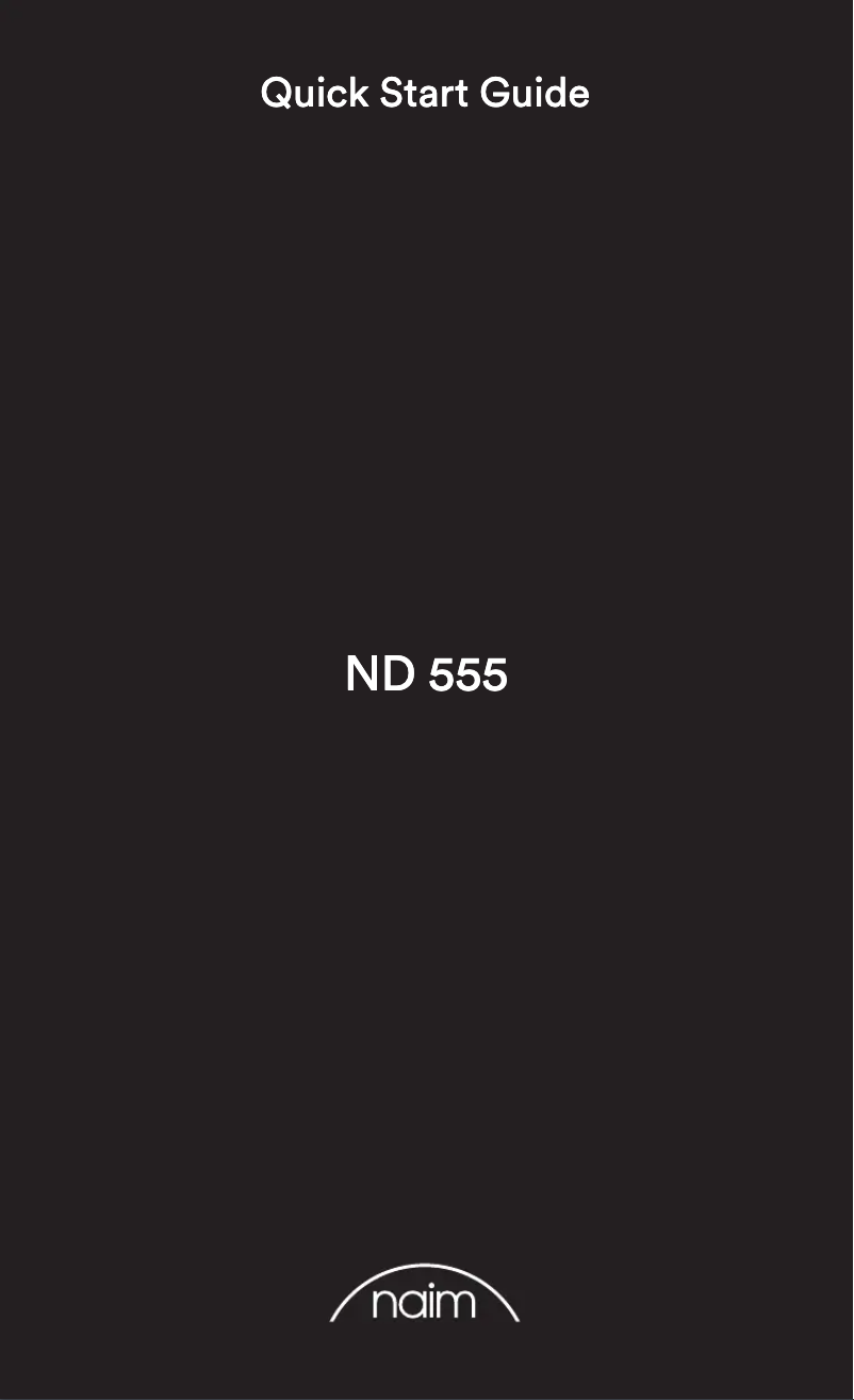 Image de la première page du manuel de l'appareil ND 555