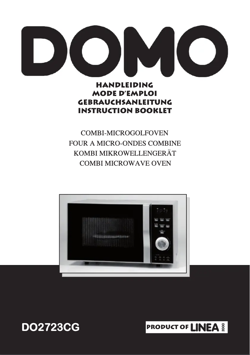 Page n°1 - Manuel utilisateur Domo DO2723CG