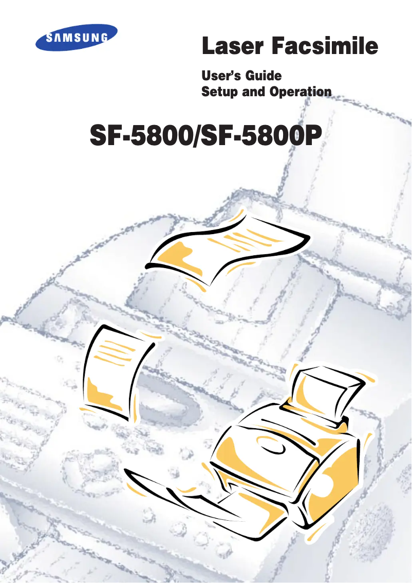 Page n°1 - Manuel utilisateur Samsung CF-5800S