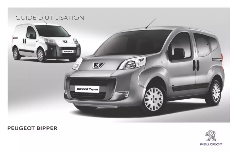 Page 1 de la notice Manuel utilisateur Peugeot Bipper (2015)
