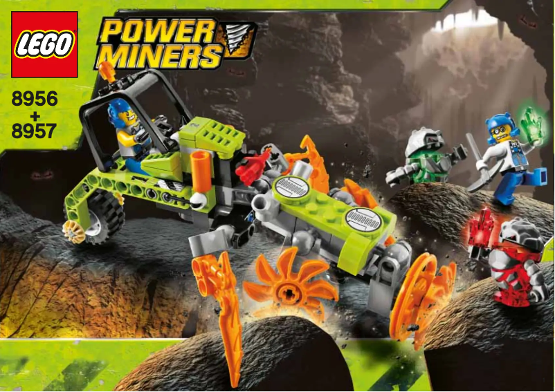 Page 1 de la notice Manuel utilisateur Lego Power Miners 8957