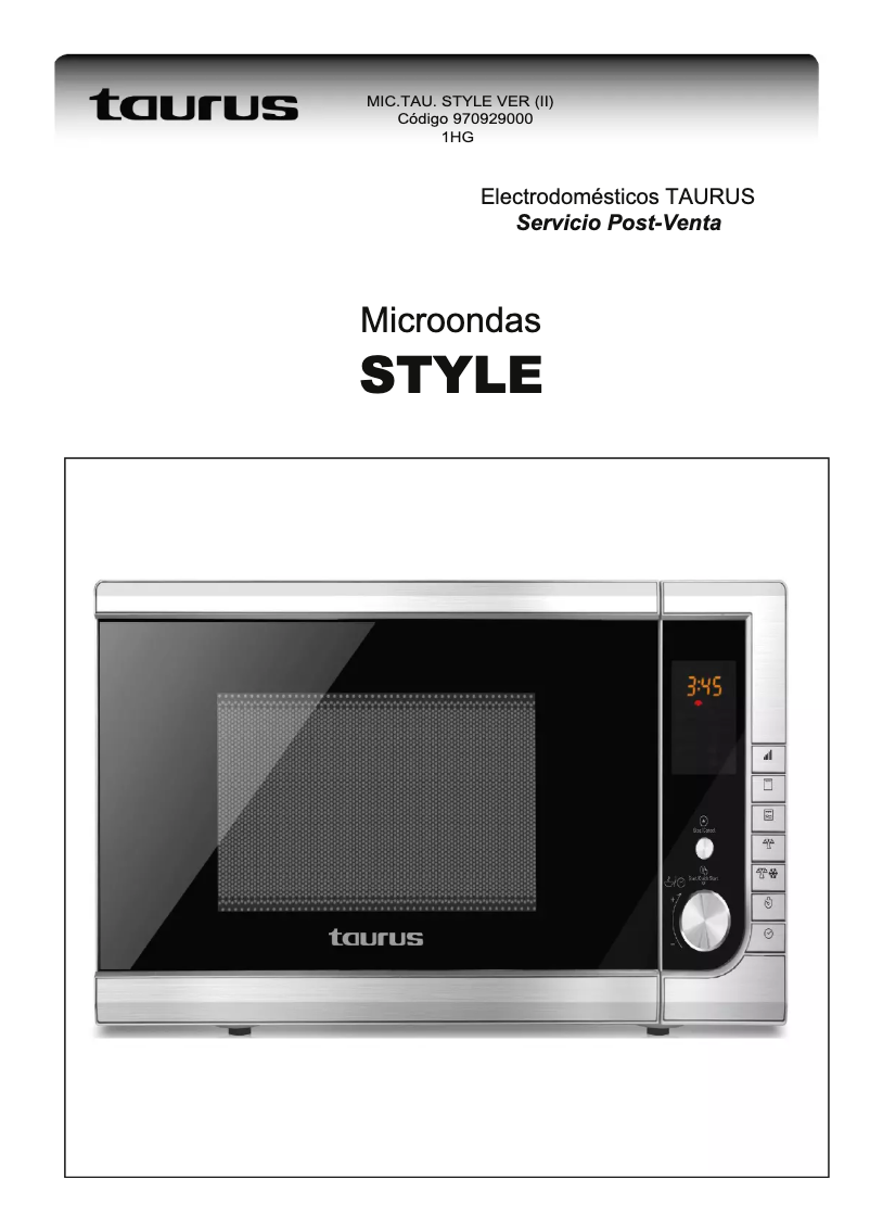 Image de la première page du manuel de l'appareil Style