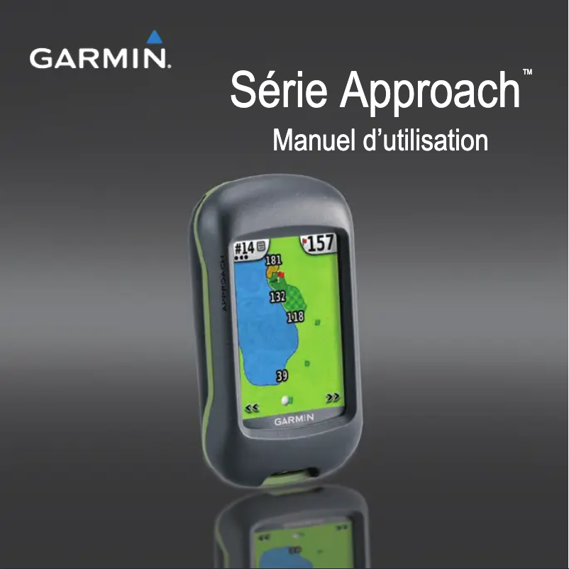 Page 1 de la notice Manuel utilisateur Garmin Approach G5