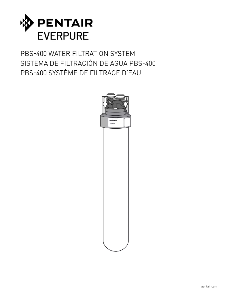Page n°1 - Manuel utilisateur Everpure PBS-400