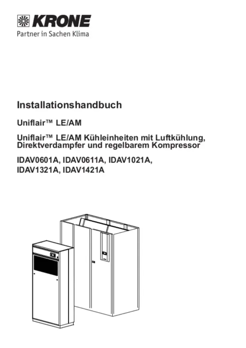 Page 1 de la notice Manuel utilisateur Gree IDAV 1021A