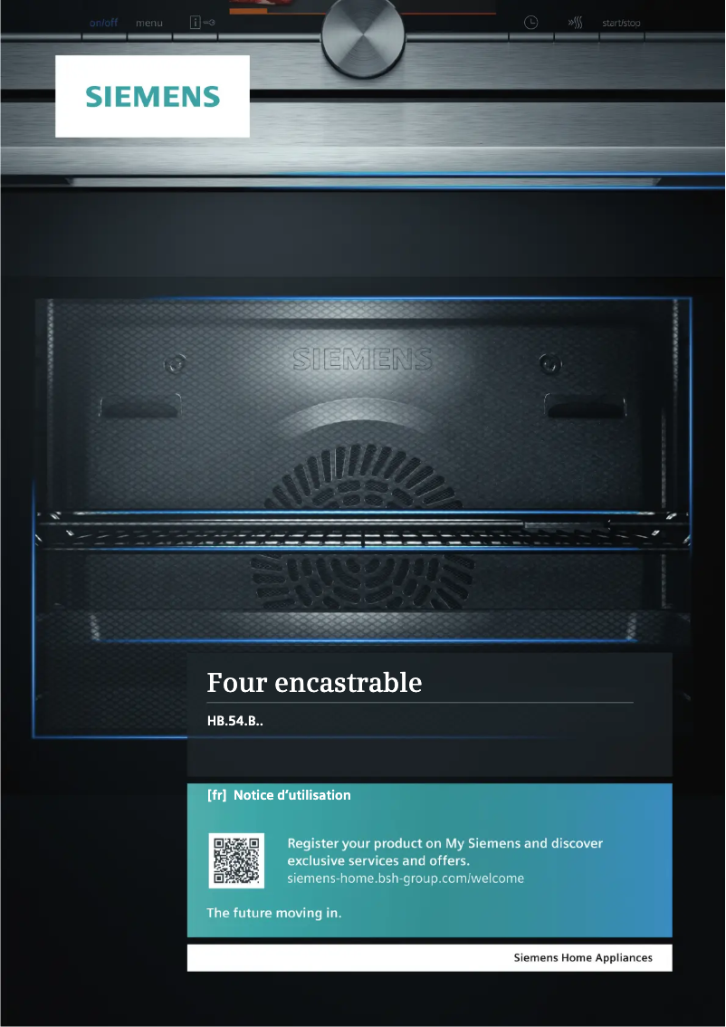 Page n°1 - Manuel utilisateur Siemens HB254ABS0