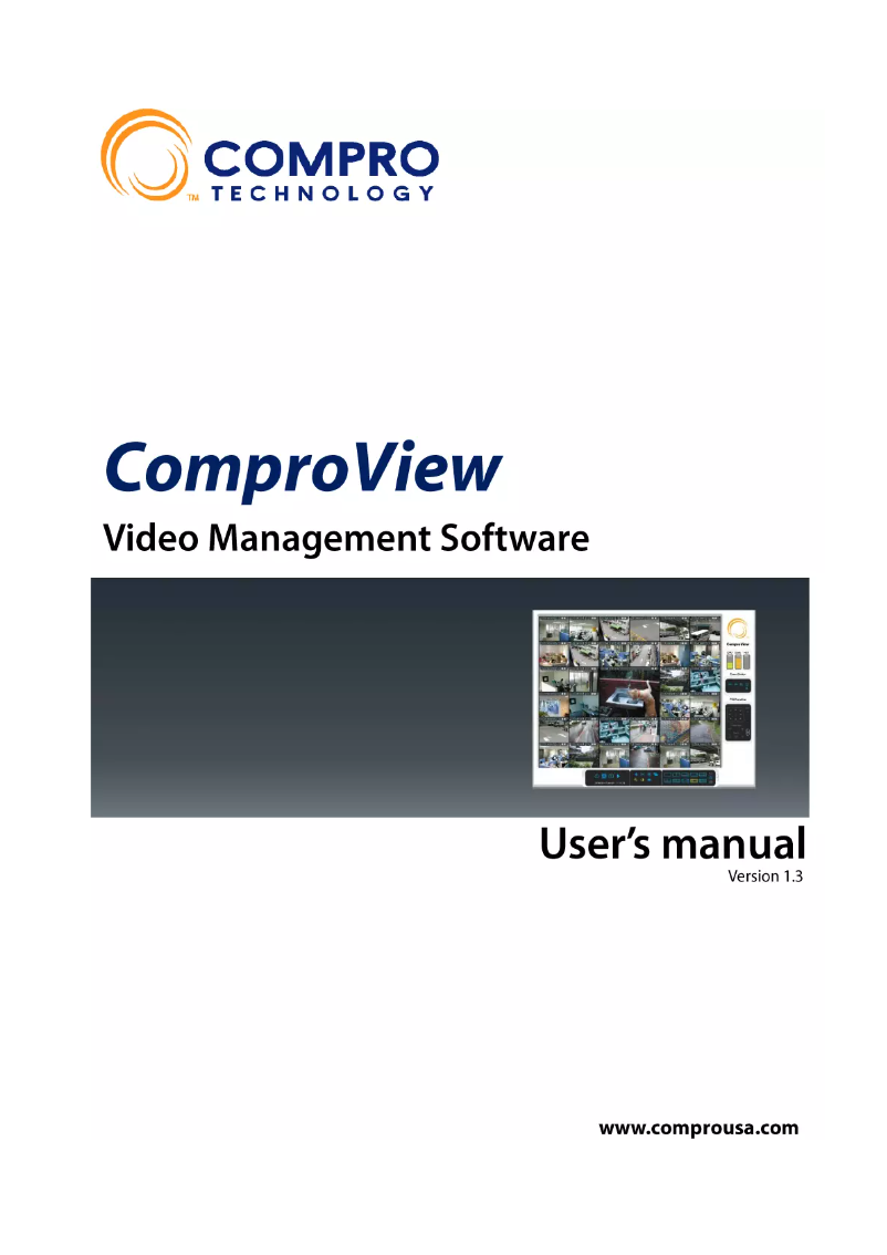 Page n°1 - Manuel utilisateur Compro IP50