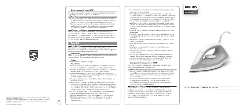 Page 1 de la notice Manuel utilisateur Philips DST0520
