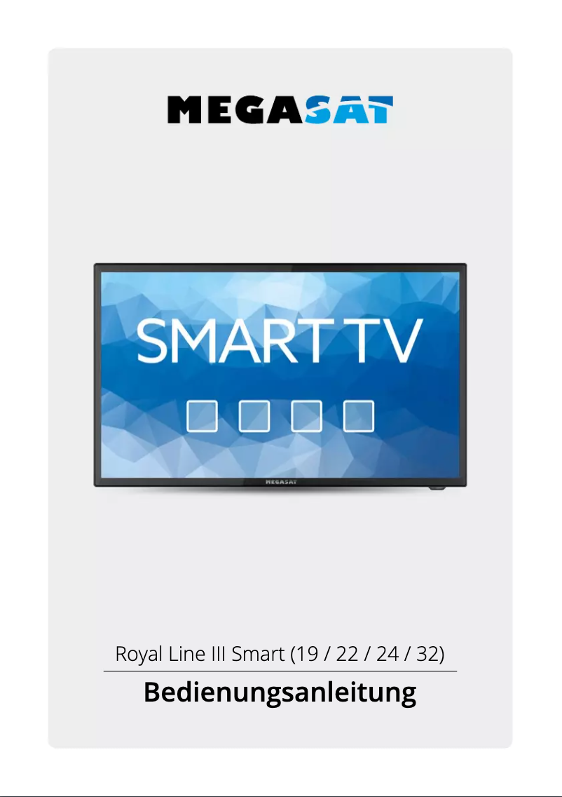 Page 1 de la notice Manuel utilisateur Megasat Royal Line III 19 Smart