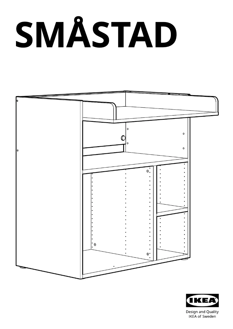Image de la première page du manuel de l'appareil SMÅSTAD 204.629.62