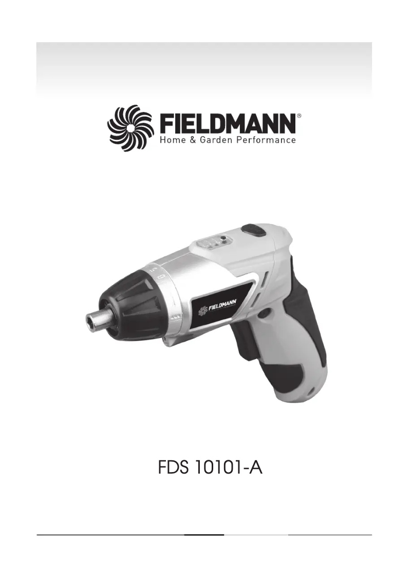 Page n°1 - Manuel utilisateur Fieldmann FDS 10101-A