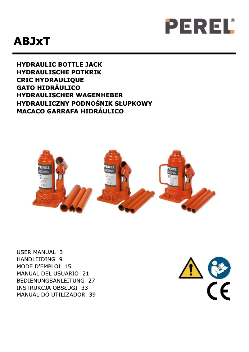 Image de la première page du manuel de l'appareil ABJ2T