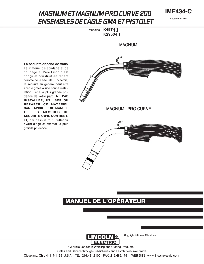 Imagen de la primera página del manual del dispositivo Magnum 200