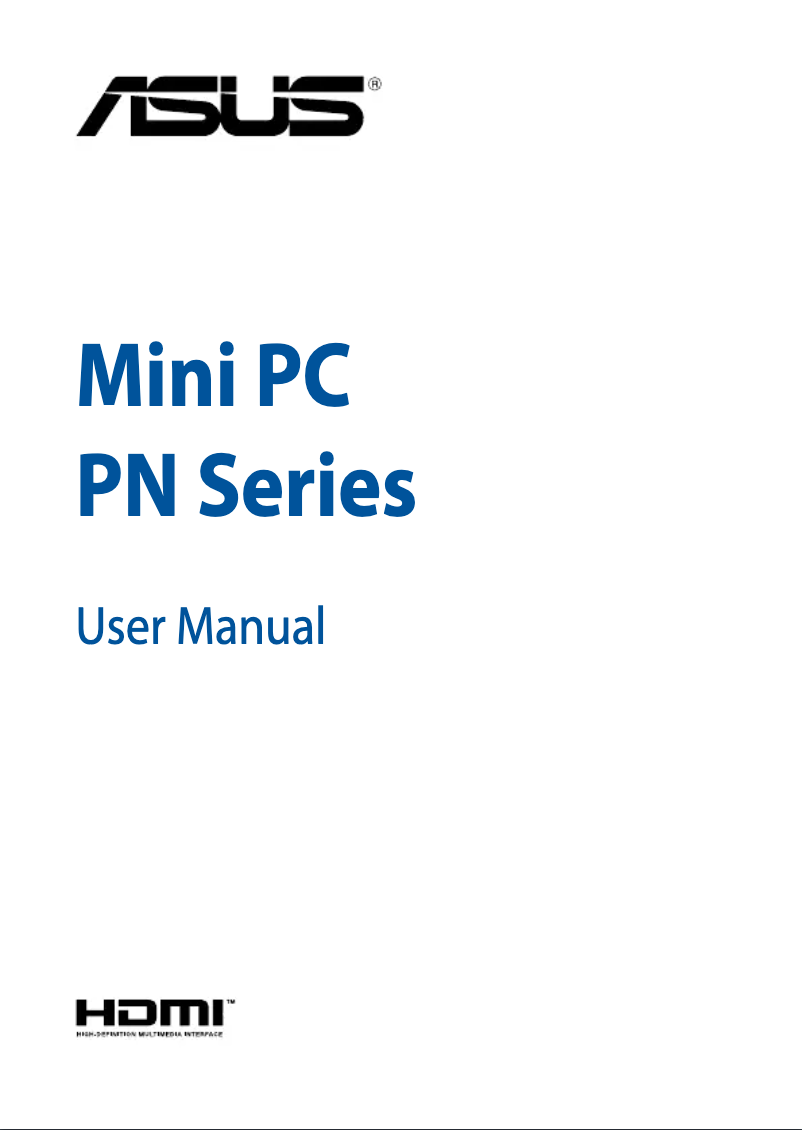 Página 1 del manual Manual de usuario Asus Mini PC PN60-B3020ZD
