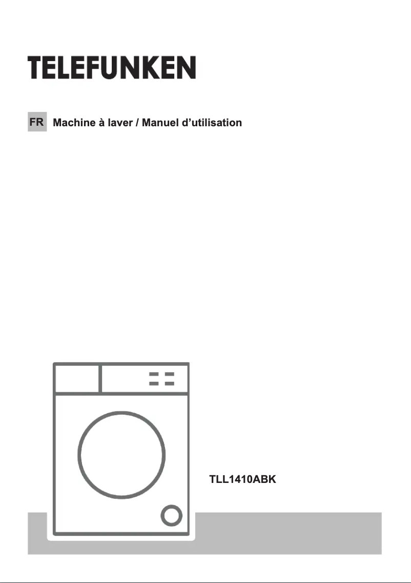 Page n°1 - Manuel utilisateur Telefunken TLL1410ABK