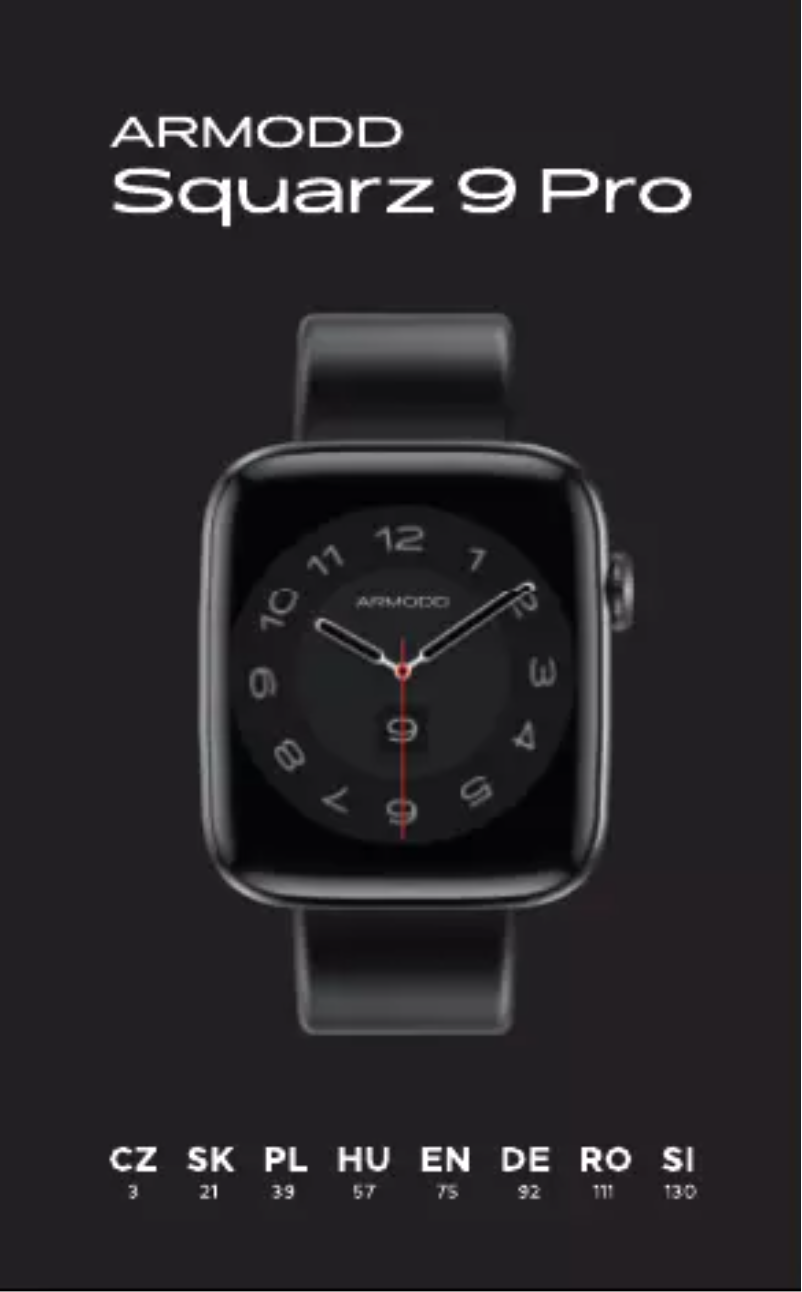 Page n°1 - Manuel utilisateur Armodd Squarz 9 Pro