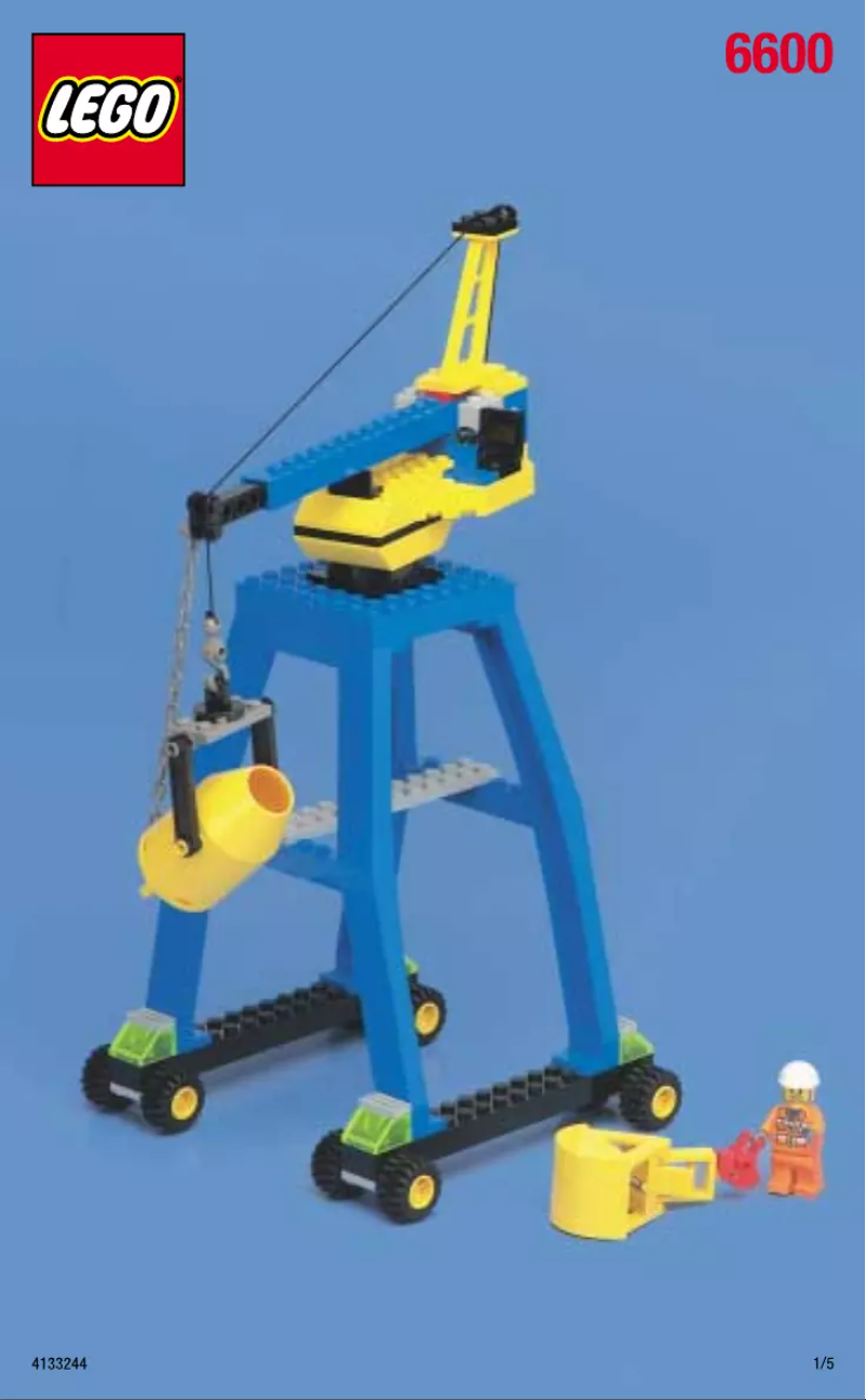 Page 1 de la notice Manuel utilisateur Lego City 6600