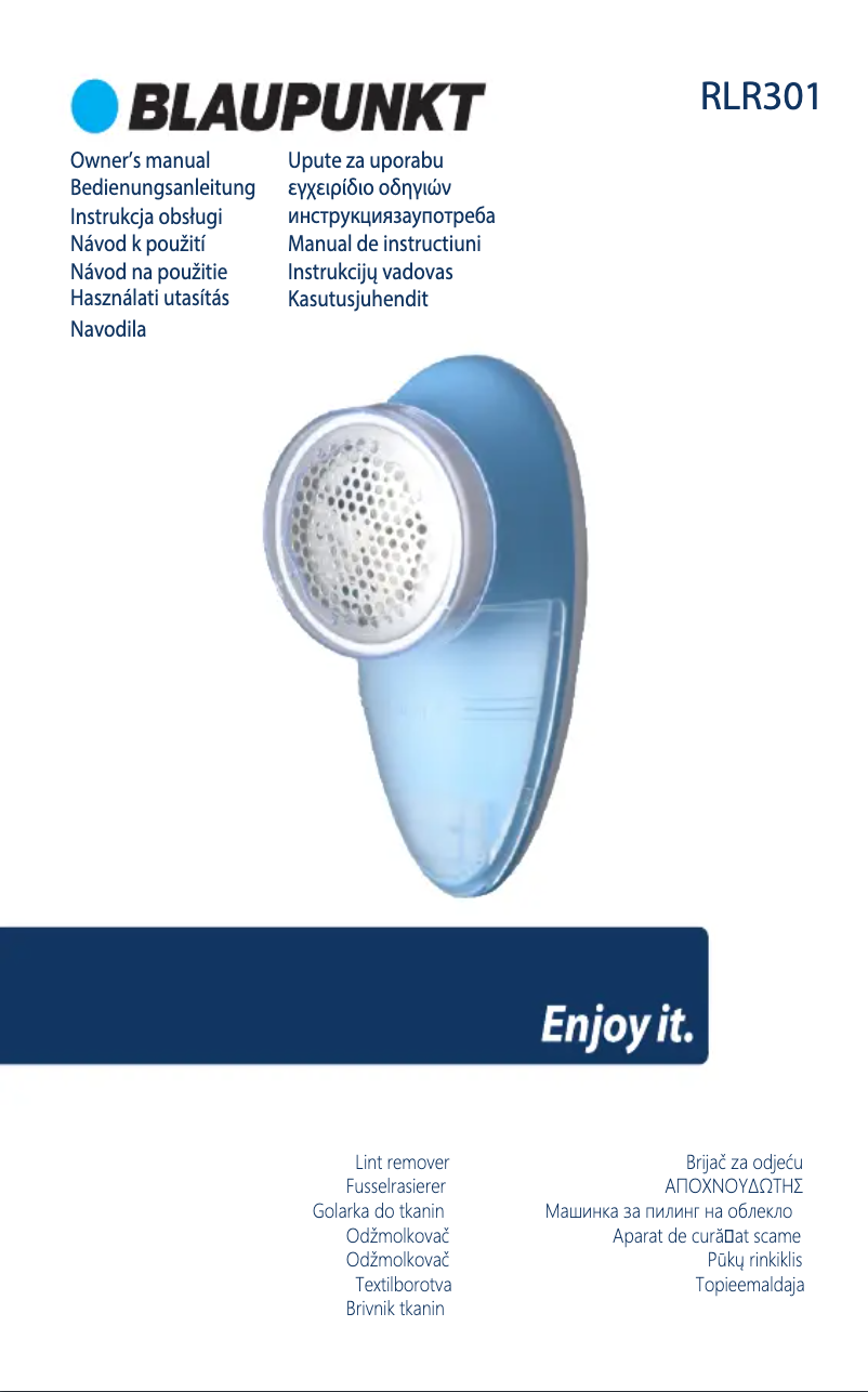 Page 1 de la notice Manuel utilisateur Blaupunkt RLR301