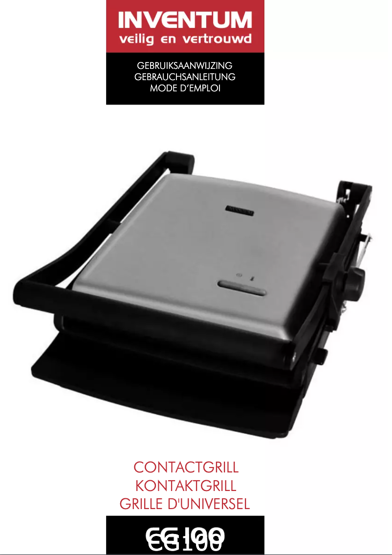 Image de la première page du manuel de l'appareil CG100