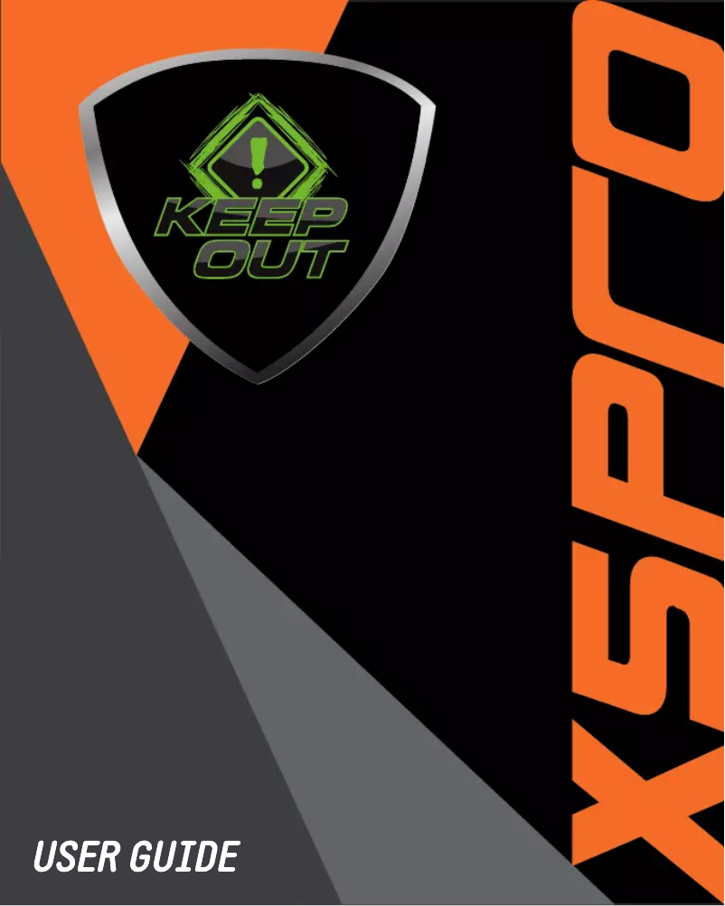 Página 1 del manual Manual de usuario KeepOut X5Pro