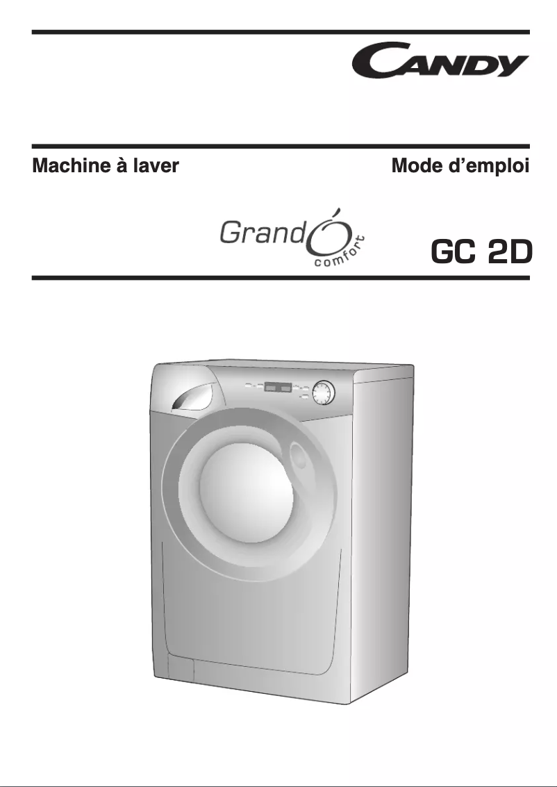 Image de la première page du manuel de l'appareil GC 1382D1S-47