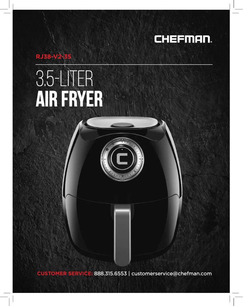 Página 1 del manual Manual de usuario Chefman RJ38-V2-35