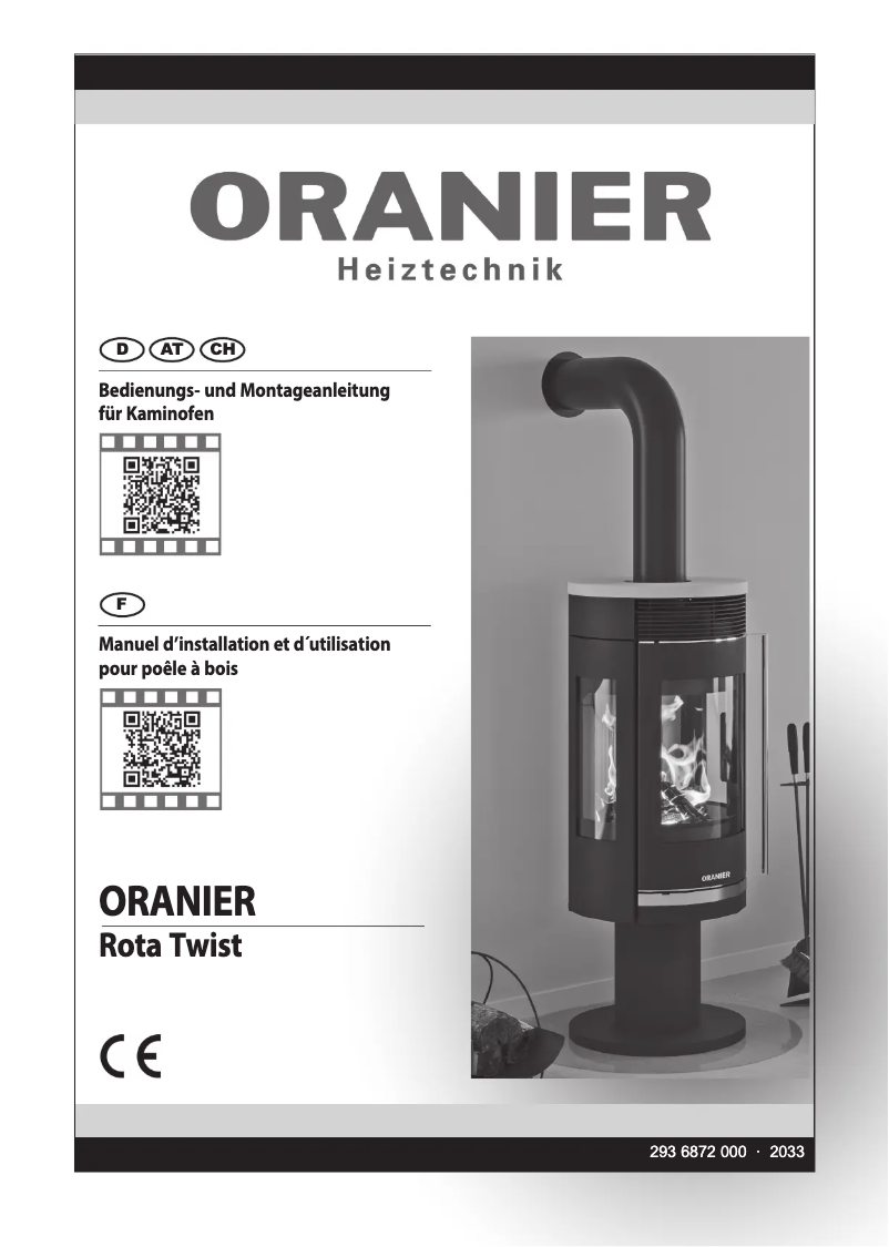 Page 1 de la notice Manuel utilisateur Oranier Rota Tre 2.0