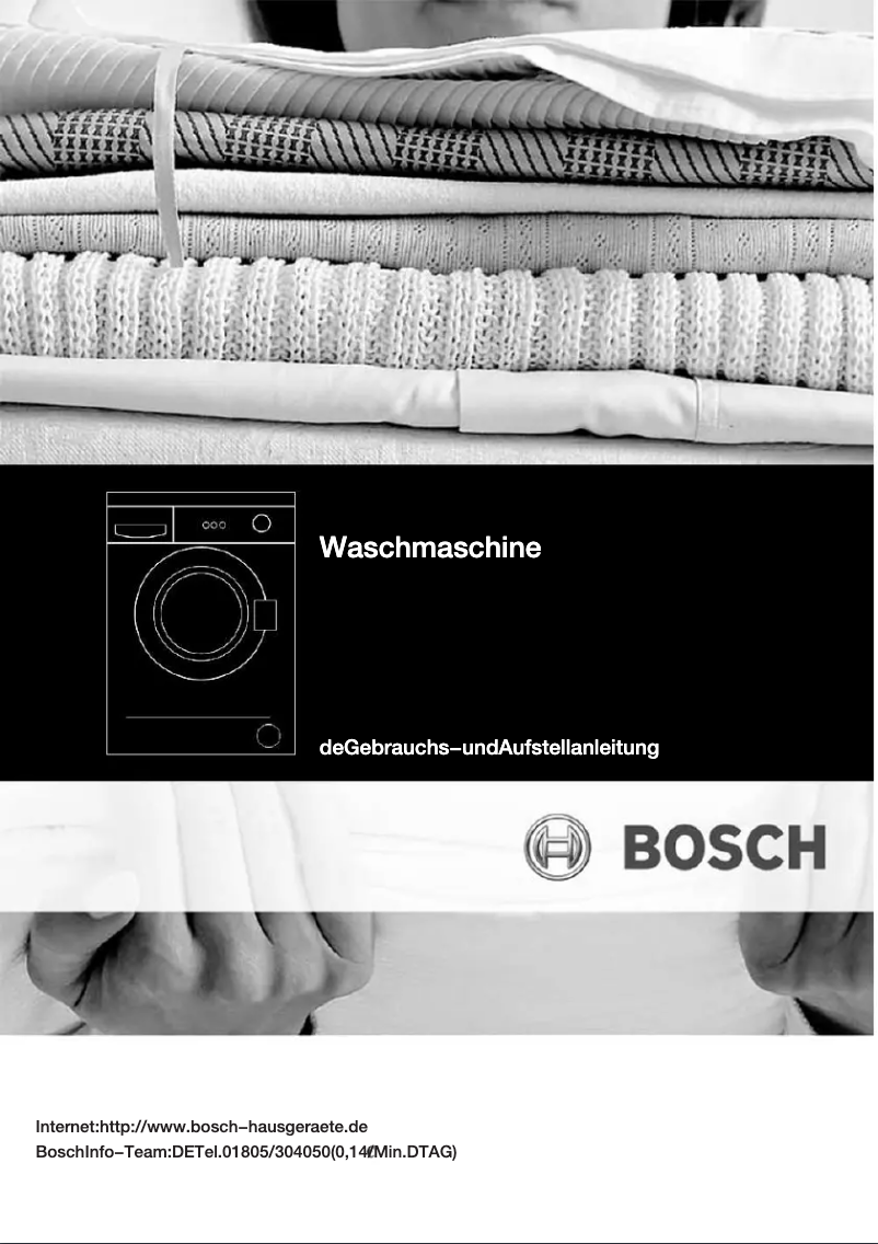 Página 1 del manual Manual de usuario Bosch WAA 20160 BY