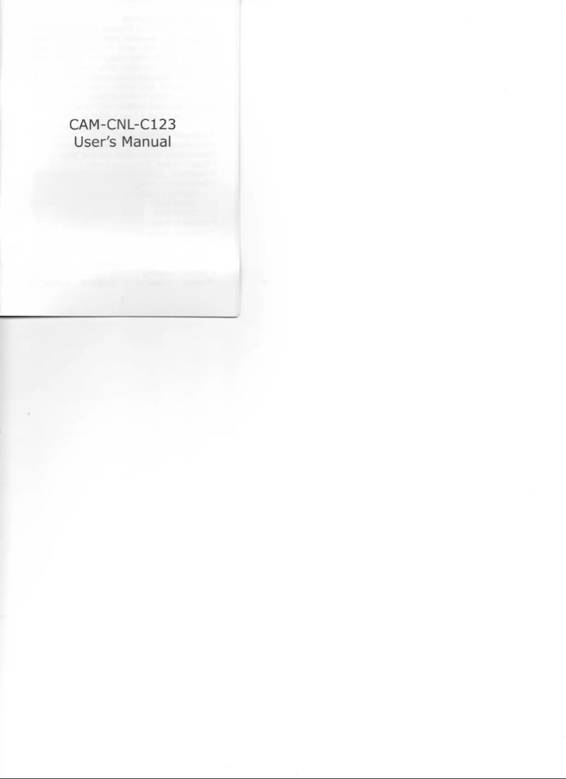 Page 1 de la notice Manuel utilisateur Syba CL-CAM50001