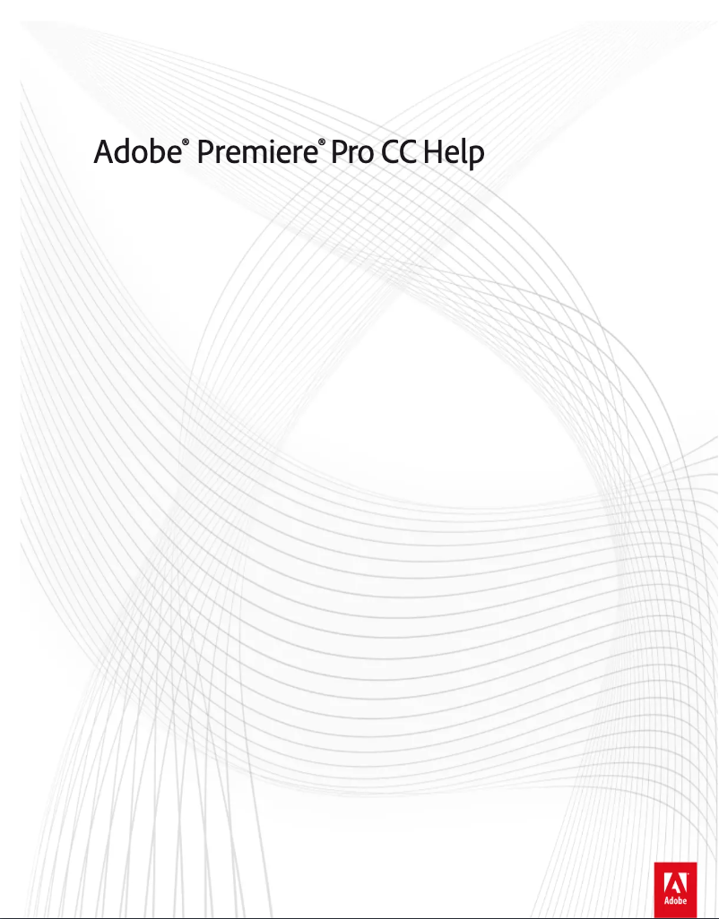 Page n°1 - Manuel utilisateur Adobe Premiere Pro CC 2015