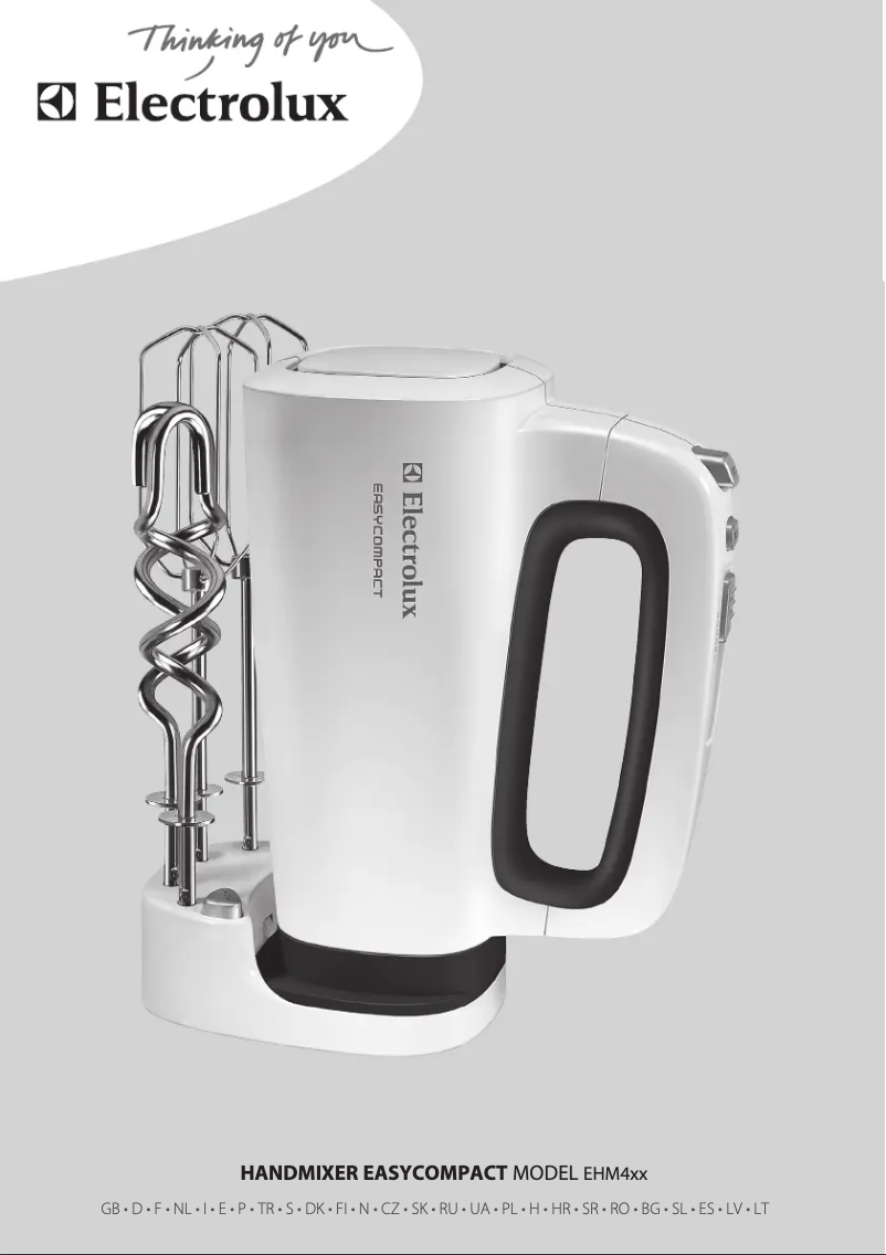 Image de la première page du manuel de l'appareil EHM4200